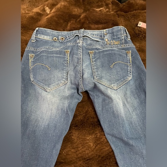 Women’s G-Star Low Rise Denim Capris Size 29 - Picture 4 of 10